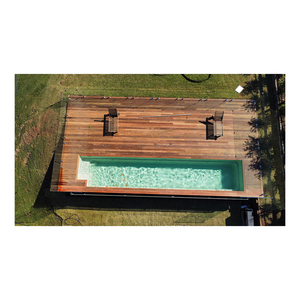 Piscina de contenedor marítimo de 20 pies para exteriores, piscina de contenedor marítimo de 20 pies y 40 pies con ventana de vidrio - Product Image 1