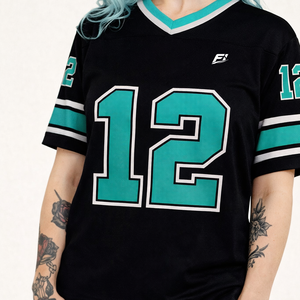 Maillot de football personnalisé brodé, en polyester, séchage rapide, coupe ample, style football américain, vente en gros USA - Offre Spéciale - Product Image 5