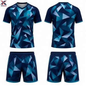Uniforme de Fútbol Personalizado de Alta Calidad TATAPAK, Jersey de Manga Corta con Impresión por Transferencia de Calor, Transpirable y que Absorbe la Humedad - Product Image 2