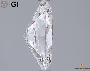 เพชร CVD ทรงรี 3.00 กะรัต เงางามไร้ที่ติ ได้รับการรับรองจาก IGI สี D ความสะอาดระดับ VS1 สำหรับงานฝีมือเครื่องประดับหรูหรา - Product Image 3