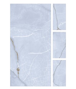 กระเบื้องพอร์ซเลนขัดเงา ASTONIA BLUE First Choice Onyx ขนาด 24x48 นิ้ว ผิวมันเงา กระเบื้องวิทริฟายด์ สำหรับอพาร์ทเมนท์ทันสมัย ยี่ห้อ Novac Ceramic - Product Image 1