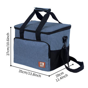 Bolsa de viaje aislada de alta capacidad con almacenamiento térmico seguro para picnics familiares grandes, viajes a la playa y catering profesional. - Product Image 2