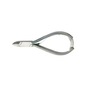 Gran oferta, cortador de uñas para cutículas de acero inoxidable de alta calidad, cortador de uñas de los pies, doble resorte, mango texturizado de 14cm - Product Image 1