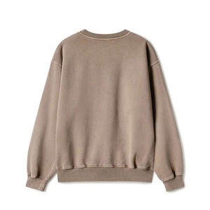 Sudadera de Cuello Redondo con Hombros Caídos, Diseño Nuevo, Precio de Fábrica, Logotipo Personalizado, para Hombre, de Lujo, de Algodón, Forro Polar Ecológico - Product Image 2