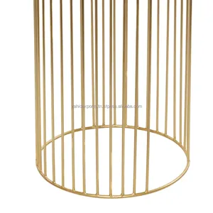 Jardinière en or artisanale avec design décoratif pour la maison, en métal, pour les grandes cérémonies de mariage, utilisation au sol - par Zahid Exports - Product Image 3