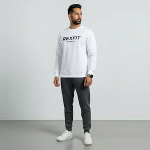 Sweat-shirt pour homme de style streetwear de qualité supérieure, couleur unie, sweat-shirt à manches longues pour l'hiver, chaud et confortable - Product Image 1
