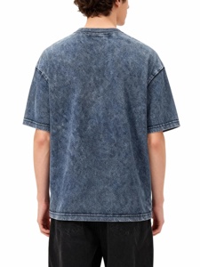 เสื้อยืดคอตตอนทรงโอเวอร์ไซส์พรีเมียม ล้างสีแบบแอซิดวอช สกรีนโลโก้ได้ สไตล์สตรีทแวร์ วินเทจ เนื้อผ้าหนา ใส่ได้ทั้งชายและหญิง - Product Image 2