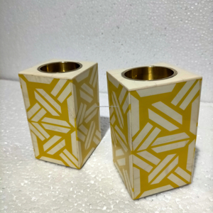 Charme Arabe Intemporel Brûleur de Parfum Oud Premium en Résine avec Incrustation d'Os Fait Main pour Maisons de Luxe - Product Image 1
