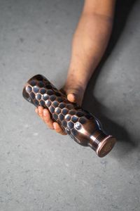 Hot Selling Handmade Pure Copper Water Bottle Hammered Luxury Ayurveda Drinkware Set With Glasses For Home Kitchen Use Daily <b>Box</b> - Product Image 5