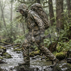 Combinaison de chasse de qualité supérieure, matière résistante, nouveau modèle, pour la chasse et le camping - Product Image 2