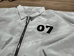 Ensemble de survêtement coupe-vent léger en polyester et nylon imperméable avec logo personnalisé pour homme - Product Image 5