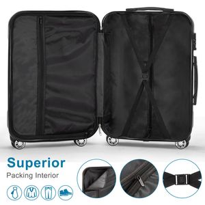 Trolley Universale a Quattro Ruote per Valigie con Design Verticale, Disponibile in 16, 20, 24, 28 Pollici, in ABS e Lega di Alluminio, Modello Classico con OEM - Product Image 3
