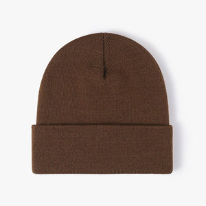 Factory OEM custom stretch knit hats custom <b>fleece</b> lined <b>beanies</b> winter <b>beanies</b> Premium Quality Export - Product Image 2