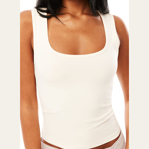 Débardeurs de haute qualité en couleur unie, matériaux de première qualité, légers, doux, respectueux de la peau, séchage rapide, débardeur pour femme - Product Image 5