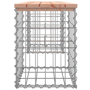 Banc de jardin en bois de sapin Douglas pour l'extérieur, mobilier élégant pour l'extérieur - Product Image 4