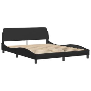 โครงเตียงหุ้มผ้าสีดำ - Product Image 5