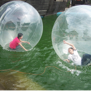 Ballon Gonflable de Marche et de Natation sur l'Eau THUY LINH de Haute Qualité, Transparent en PVC TPU, avec Pare-chocs à Bulles, Capacité <100kg, 5 Personnes - Product Image 5