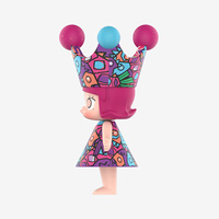 POPMART MEGA ROYAL MOLLY 1000% HAN MEILIN Оригинальные аниме-фигурки, коллекционные куклы для дома, декор, сюрприз-боксы-сюрпризы