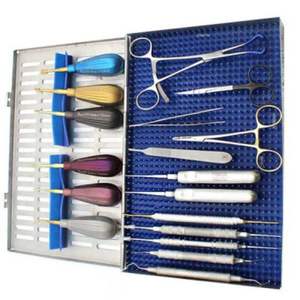 Juego de curetas Gracey de 20 piezas con microdentaduras, equipo quirúrgico manual de acero inoxidable para limpieza dental y relleno, marca Grip Surgical - Product Image 4