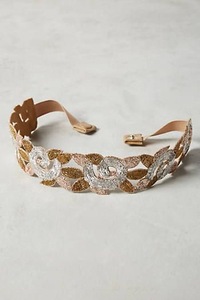 Baroque Rhinestone Headband Floral Beaded Hair Band Retro Alloy Hair <b>Accessory</b> for Party <b>Wedding</b> - Product Image 2