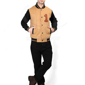 Chaqueta Letterman de Tela Cálida, Estilo Moderno, para un Look Urbano - Product Image 2