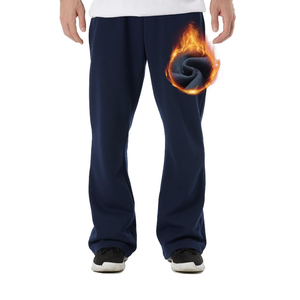 2026 Street Style <b>Flared</b> Sweatpants for <b>Men</b> Lightweight Breathable Eco-Friendly Quick Dry Casual Wear - Product Image 3