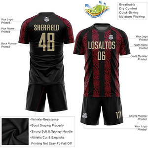 Men's Custom Soccer Set | Neon-Sublimation Graphic Football Jersey | Modern Street-Style Soccer Uniforms - Product Image 3