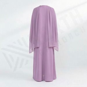 Abaya de Talla Grande, Informal, de Manga Larga, Color Personalizado, Ropa Islámica, Hiyab para Mujer, Estampado, OEM, Moda Modesta, Oferta al por Mayor - Product Image 2