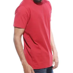 Wholesale Basic Red Color %100 Cotton Summer Season Design Very High Quality T-Shirts