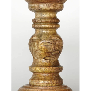 Figura de Madera Pulida de Diseño Antiguo, Ecológica, de Calidad Premium, Estilo Rústico Campestre, Tallado Clásico con Efecto de Sombra - Product Image 2