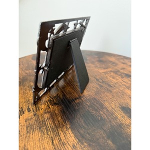 Handmade Metal Photo <b>Frame</b> Rectangular Silver Stars Moon Design Tabletop Horizontal Decorative Picture <b>Frame</b> - Product Image 4