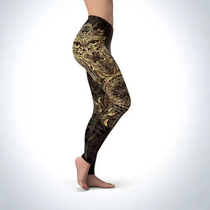 Leggings Deportivos de Yoga Sin Costuras, de Cintura Alta, con Efecto Levanta Glúteos, Elásticos, Diseño Nuevo y Personalizado, Transpirables, para Mujer, Envío DHL - Product Image 2