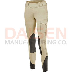 Leggings d'équitation pour femmes, coupe ajustée, grip en silicone, légers, respirants, vêtements d'équitation - Product Image 4