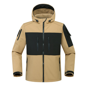 Hot Sale Hunting Softshell <b>Jacket</b> Multi-pocket <b>Worker</b> Waterproof Soft Shell <b>Jacket</b> - Product Image 6