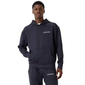 Conjunto de Sudadera con Capucha de Forro Polar para Hombre y Pantalones de Pierna Recta, Ajuste Relajado, Bolsillo Canguro, Atuendo Casual de Invierno de Dos Piezas para Descansar - Product Image 3