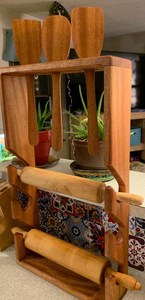 Traditional Wooden <b>Rolling</b> <b>Pin</b> for Baking and Cooking Applications - Product Image 5