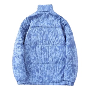 Chaqueta Corta Acolchada de Lona Cruda para Invierno, con Cierre, para Hombre y Mujer, Brillante, Corta, Impermeable, con Relleno de Algodón - Product Image 2