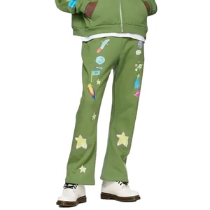 Ensemble de 2 pièces de survêtement pour hommes avec survêtement évasé empilé et 100% coton du Pakistan - Product Image 4