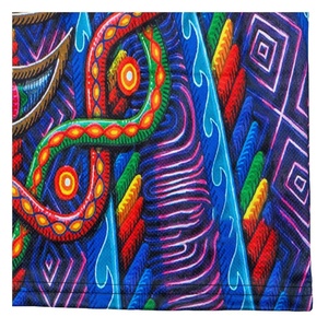 Débardeur pour homme à imprimé psychédélique, séchage rapide, sans manches, réactif aux UV, pour festivals EDM et tenue décontractée - Product Image 4