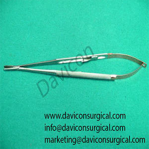 Soporte de aguja para MANGO de resorte dorado, 5,9 pulgadas (15cm), puntas STR con bloqueo - Product Image 6