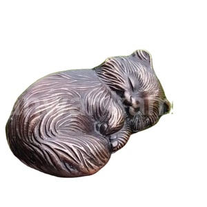 อลูมิเนียมแข็งโลหะเผาศพ Urn นอนคิตตี้สัตว์เลี้ยงเผาศพ Urns - Product Image 1