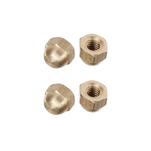 Best Quality Brass Dome Nut Nickel Plated Indian Supplier High Strength Precision Threaded <b>Fastener</b> for Industrial Use - Product Image 1