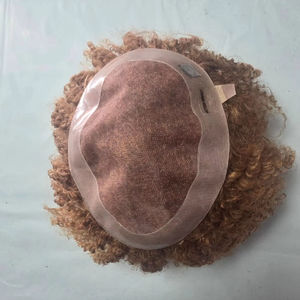 Prótesis Capilar de Cabello Humano Remy Indio con Rizos Kinky para Hombre, Base Mono - TAZ HAIR BANGLADESH - Product Image 1