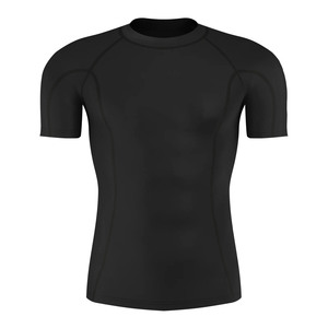 Wholesale Mens Breathable Eco-Friendly Quick Dry Compression Shirt <b>Mock</b> <b>Turtleneck</b> Tight Fit Gym Training Athletic - Product Image 2