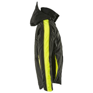 เสื้อแจ็คเก็ตทำงานไมโครไฟเบอร์แบบมองเห็นได้ชัดเจนระดับ 3 ได้รับการรับรองมาตรฐาน CE สะท้อนแสง กันน้ำ ปิดด้วยซิป กันลม ระบายอากาศได้ดี - Product Image 3