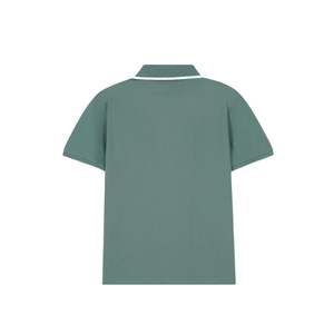 Camiseta Polo de Algodón para Hombre, Manga Corta, Casual, Color Sólido, Cuello en Contraste, Camiseta de Golf, Logotipo Personalizado OEM, Venta al Por Mayor - Product Image 4
