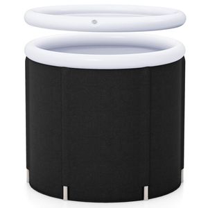 Vasca Portatile per Immersione in Acqua Ghiacciata da 66 Galloni con Coperchio per Recupero Sportivo e Spa - Product Image 3