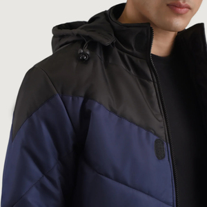 <b>Men's</b> Thick Hoodless Puffer <b>Jacket</b> <b>Warm</b> Cotton Filled Winter Coat Casual Winter Puffer <b>Jacket</b> for <b>Men</b> Thick Insulated Outerwear - Product Image 4