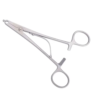 Pinzas perforadoras de dique de goma dental de acero inoxidable al por mayor, instrumentos quirúrgicos para laboratorio dental, uso hospitalario, fabricadas en Pakistán - Product Image 5