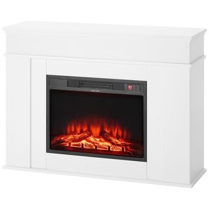 Cheminée électrique autoportante de 43 pouces, 1500W, 5120 BTU, avec protection contre la surchauffe et manteau réglable - Product Image 4